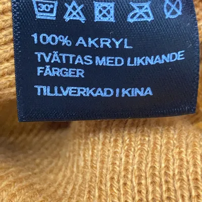 Mössa (Gul) från Åhléns Akryl thumbnail 4