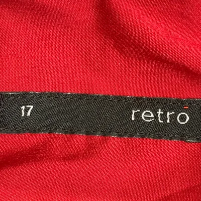 Skjorta (Röd) från Retro Bomull, Elastan, Nylon thumbnail 3