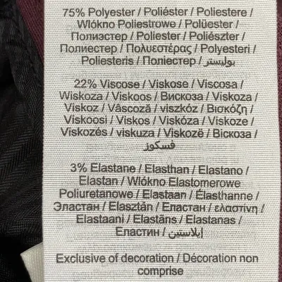 Byxor (Röd) från By Tee Shoppen Elastan, Polyester, Viskos thumbnail 4