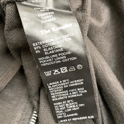 Sweat à capuche (Noir) de The Kooples Sport Coton, Élasthane thumbnail 4