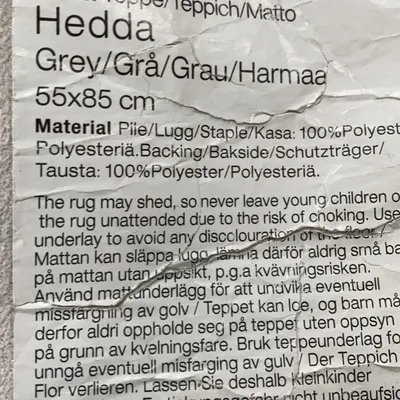 Fårskinnsfäll (Grå) från Rusta Polyester thumbnail 4