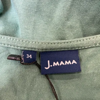 Amningsklänning (Grön) från J.Mama Bomull, Modal, Elastan thumbnail 3
