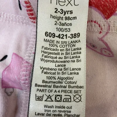 Pyjamasbyxor (Rosa) från Next Bomull thumbnail 4