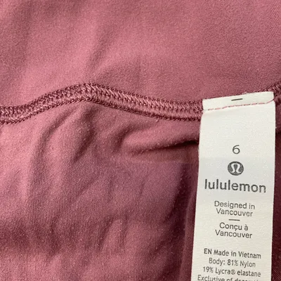 Leggings (Rosa) från Lululemon Nylon, Elastan thumbnail 3