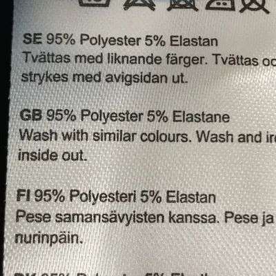 Byxor (Svart) från Lager 157 Elastan, Polyester thumbnail 4