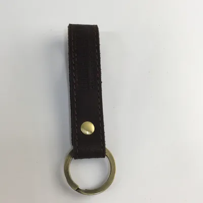 Nyckelring (Brun) från Leonhard Heyden Skinn