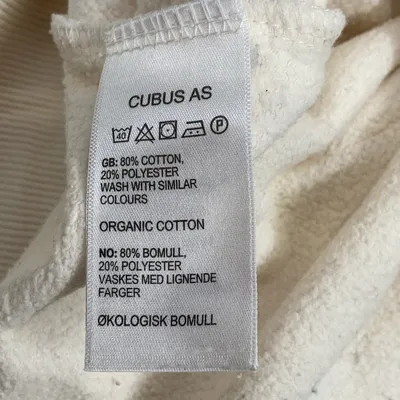 Mjukisbyxor (Vit) från Cubus Polyester, Ekologisk bomull thumbnail 4