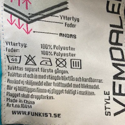 Allvädersjacka (Svart, Flerfärgad) från Funk Polyester thumbnail 4