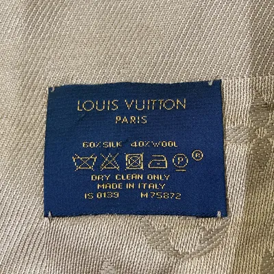 Sjal (Beige) från Louis Vuitton Silke, Ull thumbnail 3