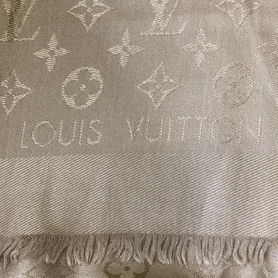Sjal (Beige) från Louis Vuitton Silke, Ull thumbnail 5