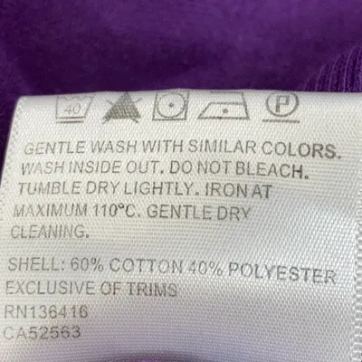 Huvtröja (Lila) från POC Bomull, Polyester thumbnail 4