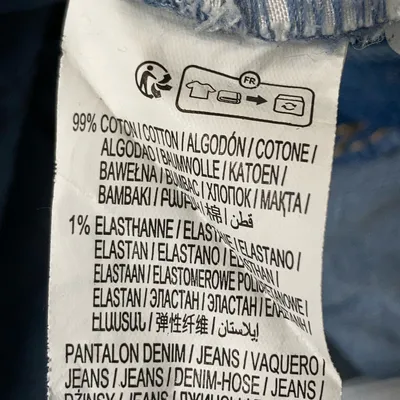 Jeans (Blå) från Flare Bomull, Elastan thumbnail 4