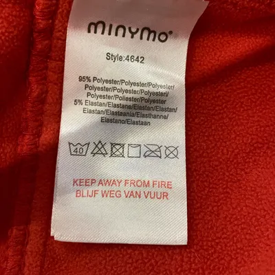 Overall (Röd) från Minymo Elastan, Polyester thumbnail 4