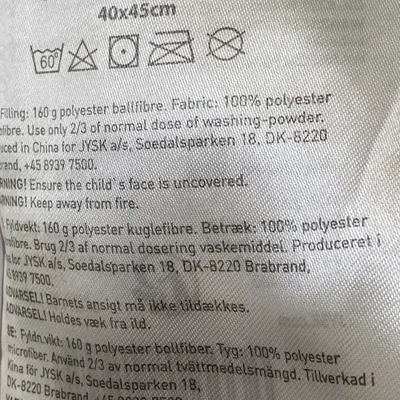 Huvudkudde (Vit) från Jysk Polyester thumbnail 4