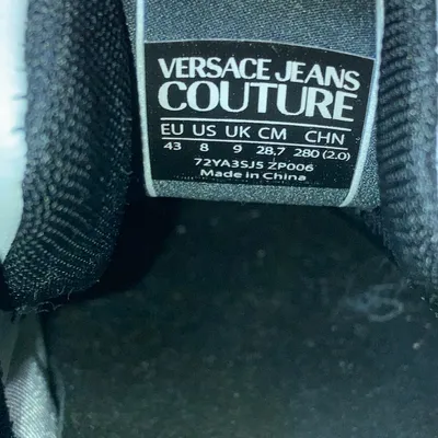 Sneakers (Vit, Svart) från Versace Jeans Couture Skinn thumbnail 6