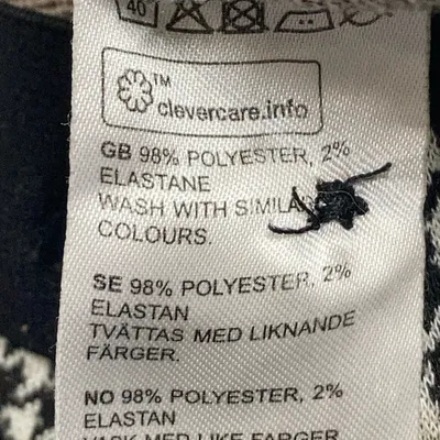 Kostymbyxor (Svart, Grå) från XLNT by KappAhl Polyester, Elastan thumbnail 4