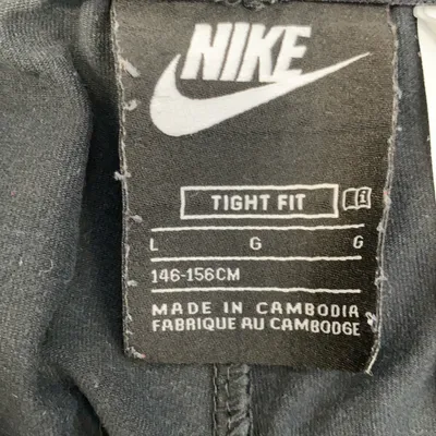 Träningstights (Svart, Vit) från Nike Bomull, Elastan thumbnail 3
