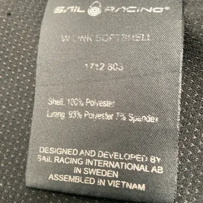 Jacka (Svart) från Sail Racing Elastan, Polyester thumbnail 5
