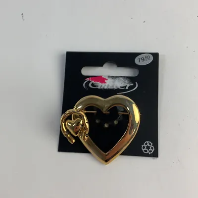 Broche (Goud) van Glitter Onbekend materiaal
