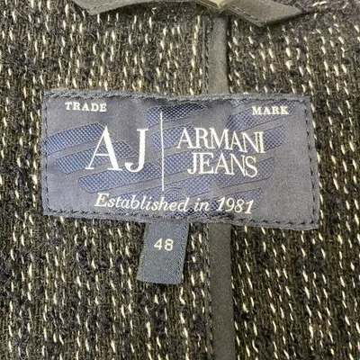 Kavaj (Blå, Svart) från Armani Jeans Akryl, Bomull, Polyamid, Polyester, Ull thumbnail 3