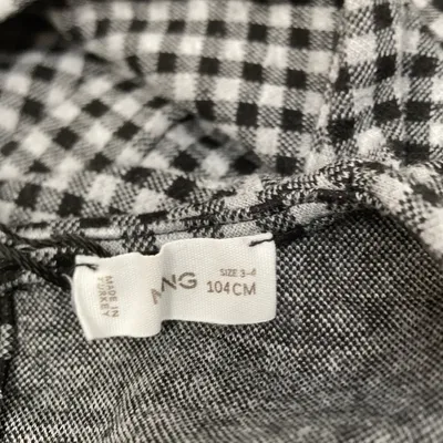 Klänning (Svart, Vit) från Mango Elastan, Polyester, Viskos thumbnail 3