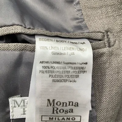 Kavaj (Grå) från Monna Rosa Linne, Polyester thumbnail 4