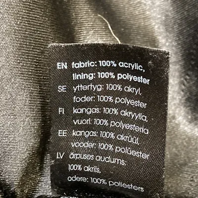 Pälsjacka (Svart) från Lindex Polyester, Akryl thumbnail 4