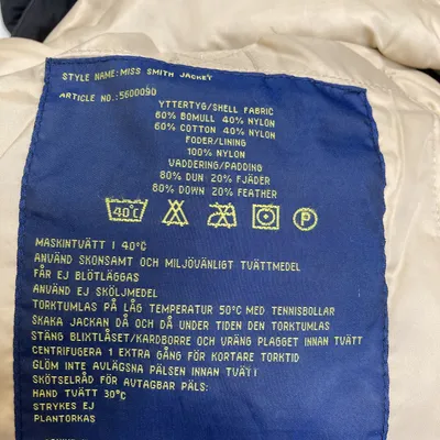 Vinterjacka (Svart) från Svea Bomull, Nylon, Dun, Päls thumbnail 4