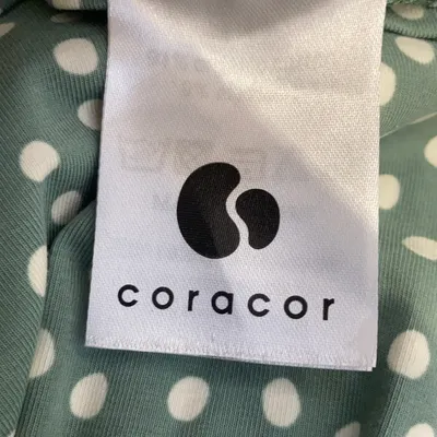 Babyfilt (Grön, Vit) från Coracor Ekologisk bomull, Elastan thumbnail 3