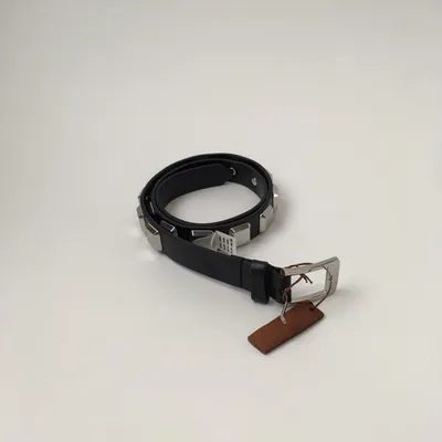 Bälte (Svart, Silverfärgad) från Saddler Skinn