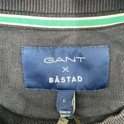 Collegetröja (Blå, Vit) från GANT x Båstad Bomull, Polyester thumbnail 3