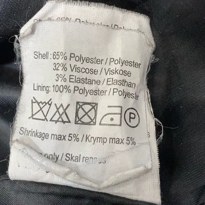 Kavaj (Svart) från VILA Elastan, Polyester, Viskos thumbnail 4