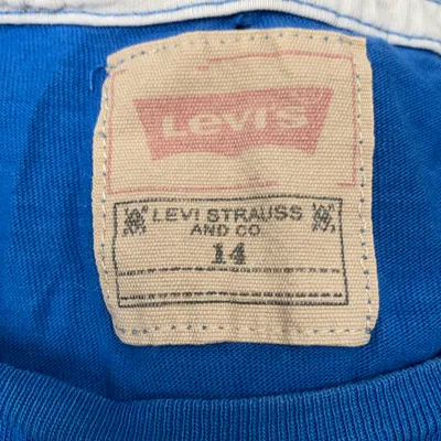 T-shirt (Blå) från Levi's Premium Bomull thumbnail 3