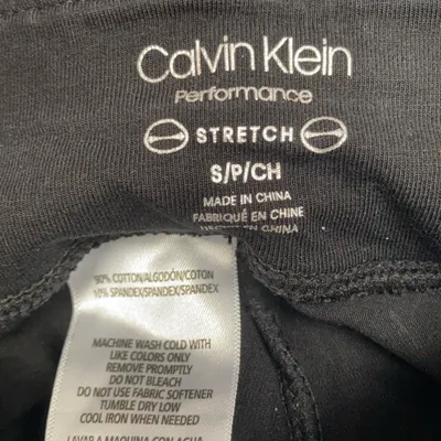 Leggings (Svart) från Calvin Klein Performance Bomull, Elastan thumbnail 3