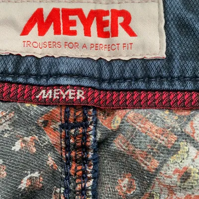 Jeans (Blå) från Meyer Bomull, Elastan, Polyester thumbnail 3
