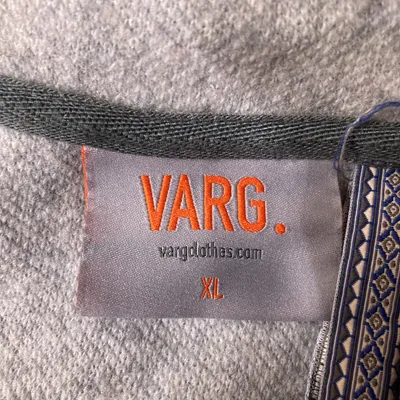 Fleecetröja (Grå, Blå) från Varg Polyester, Ull, Polyamid thumbnail 3