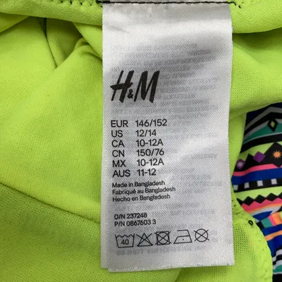 Baddräkt (Grön) från H&M Elastan, Polyester thumbnail 3