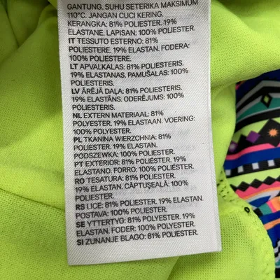 Baddräkt (Grön) från H&M Elastan, Polyester thumbnail 4