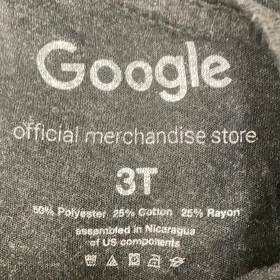 T-shirt (Grå, Flerfärgad) från Google Polyester, Bomull, Viskos thumbnail 3