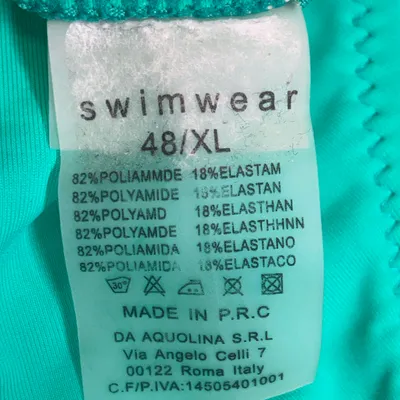 Bikini (Turkos) från Swimwear Polyamid, Elastan thumbnail 4