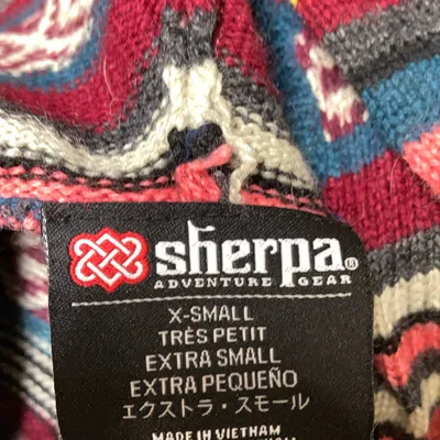 Collegetröja (Röd, Flerfärgad) från Sherpa Nylon, Viskos, Merinoull, Alpackaull thumbnail 3