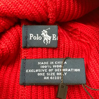 Mössa (Röd) från Polo Ralph Lauren Ull thumbnail 3
