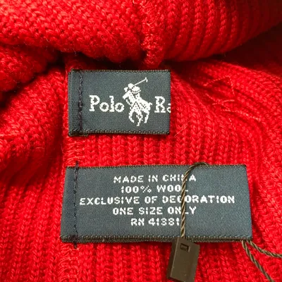 Mössa (Röd) från Polo Ralph Lauren Ull thumbnail 4