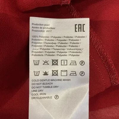 Topp (Röd) från Pieces Polyester thumbnail 4