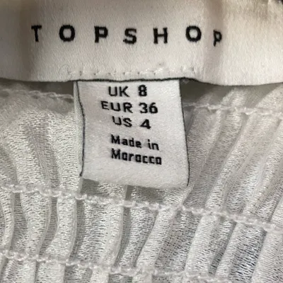 Crop top (Vit) från Topshop Lyocell, Polyester thumbnail 3
