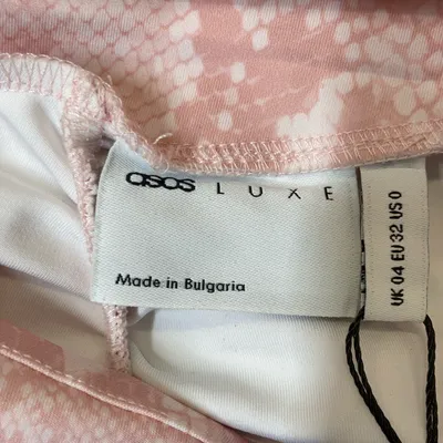Träningstights (Rosa) från ASOS Luxe Polyester, Elastan thumbnail 3
