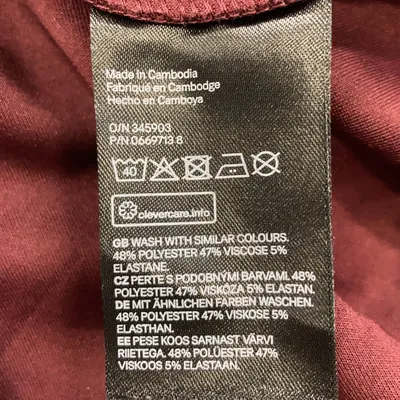 Tröja (Röd) från H&M Polyester, Viskos, Elastan thumbnail 4