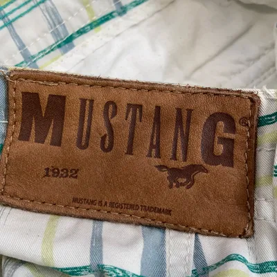 Shorts cargo (Blanc, Multicolore) de Mustang Coton thumbnail 3