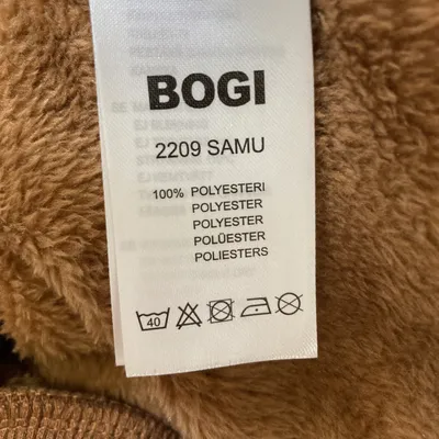 Huvtröja (Brun) från Bogi Polyester thumbnail 4