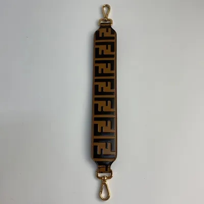Väskhandtag (Beige, Svart) från Fendi Skinn